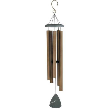 TOOL TIME 50 in. Signature Series Wind Chime - Bronze Fleck TO56216